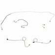 Front Brake Line Kit for 1971 Dodge Coronet disc brakes stainless steel