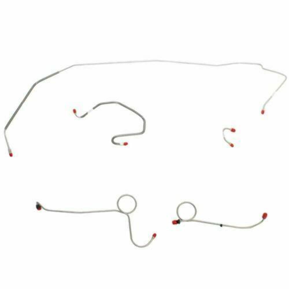 Front Brake Line Kit for 1971 Dodge Coronet disc brakes stainless steel