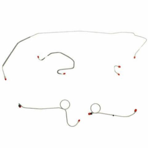 Front Brake Line Kit for 1971 Dodge Coronet disc brakes stainless steel