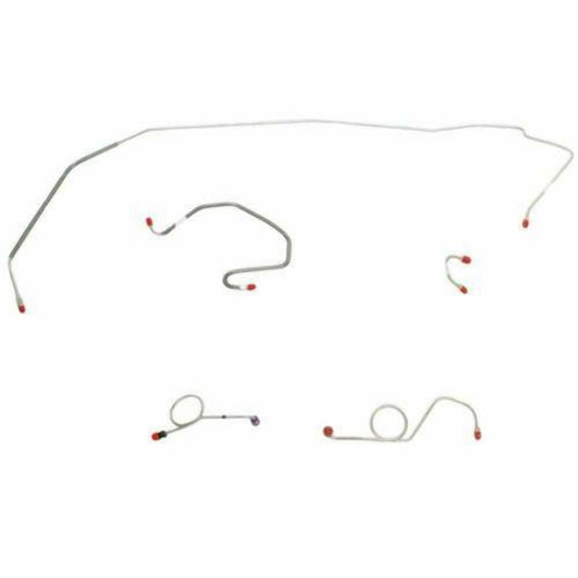 1971 Dodge Coronet Front Brake Line Kit Standard Disc Brakes Stainless RKT7105SS