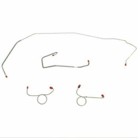 1972 Dodge Coronet Front Brake Line Kit Standard Disc Brakes Stainless RKT7204SS