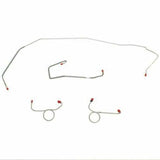 1972 Dodge Coronet Front Brake Line Kit Standard Disc Brakes Stainless RKT7204SS