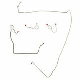Front Brake Line Kit for 1973 Dodge Coronet disc brakes steel