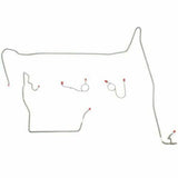 Front Brake Line Kit for 1974 Dodge Charger disc brakes stainless steel
