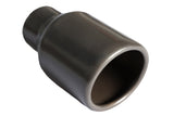 t Rolled Edge Slant Cut Stainless Steel Tip Powered Coated Gun Metal Grey-T819GY Modern Day Muffler and Brakes