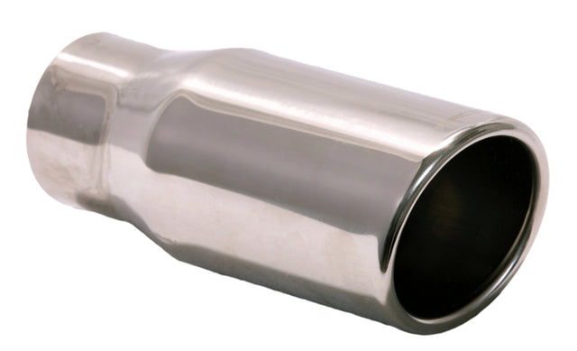 t Rolled Edge Slant Cut Stainless Steel Tip-T819 Modern Day Muffler and Brakes