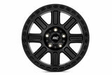 Rough Country 84 Series Wheel; Gloss Black; 18x8.5; 6x5.5; +0mm 84180912
