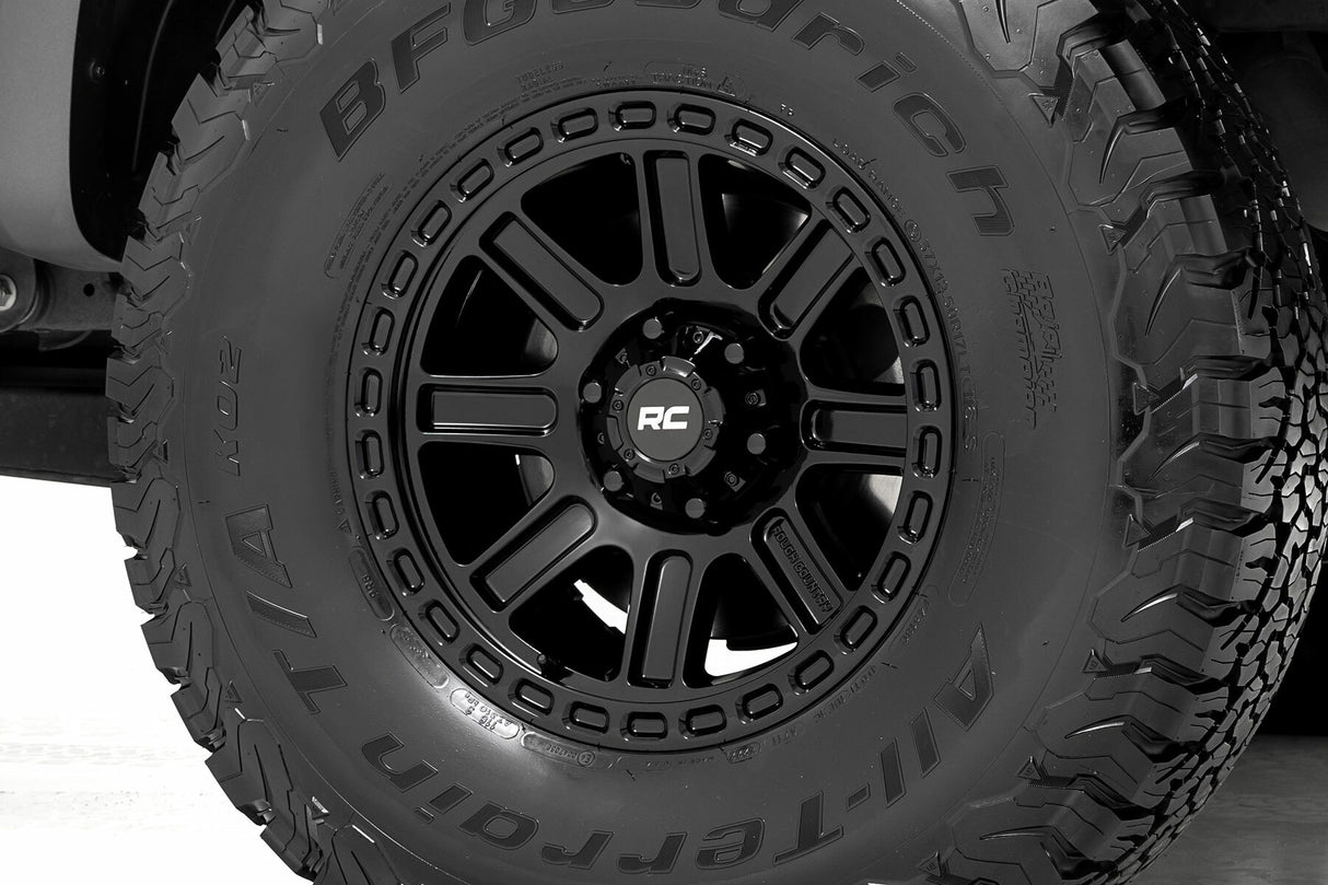 Rough Country 84 Series Wheel; Gloss Black; 18x8.5; 6x5.5; +0mm 84180912