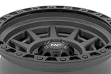 Rough Country 85 Series Wheel Beadlock Gray/Black 17x9 5x5.5 -0mm 85170014A