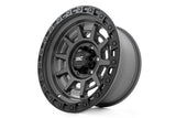 Rough Country 85 Series Wheel Beadlock Gray/Black 17x9 6x5.5 -18mm 85171812A