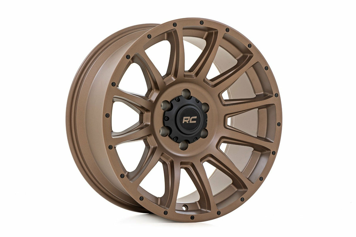 Rough Country 90 Series Wheel; One-Piece; Bronze; 20x9; 6x5.5; -12mm 90201212