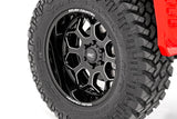 Rough Country 96 Series Wheel; One-Piece; Black; 20x9; 6x5.5; -12mm 96200912