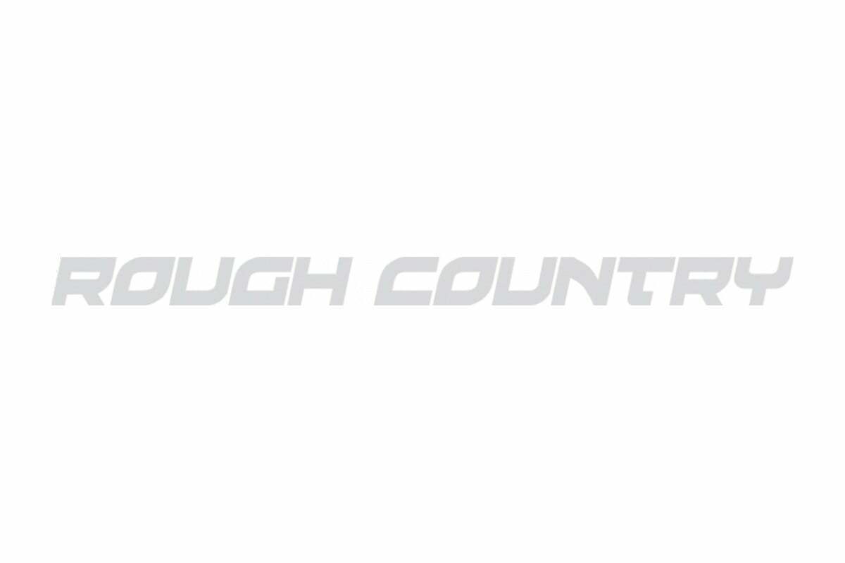 Rough Country Decal; 1/2 Inch x 8 Inch; Gray 84163