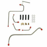 1966 Dodge Charger Pump to Carb Fuel Line 426 Hemi Dual 4BBL 5 Line - RPC6602SS