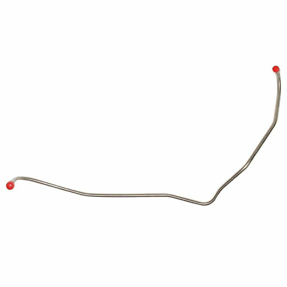Fuel Line for 72 Mopar B-Body 340, 4BBL. Carter Thermoquad, 1pc Line; stainless steel