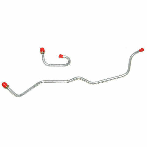 Replacement Line for 73 Mopar B-Body 318 2BBL 2pc Line Set; ; steel