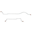 Brake Line for 1962 - Rear Axle Lines 2 Piece Rear Axle Set Stainless for 62-63 Dodge Polara stainless steel