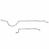 Brake Line Set for 74 Mopar B-Body, 8 3/4 Rear Axle, 2pc stainless steel