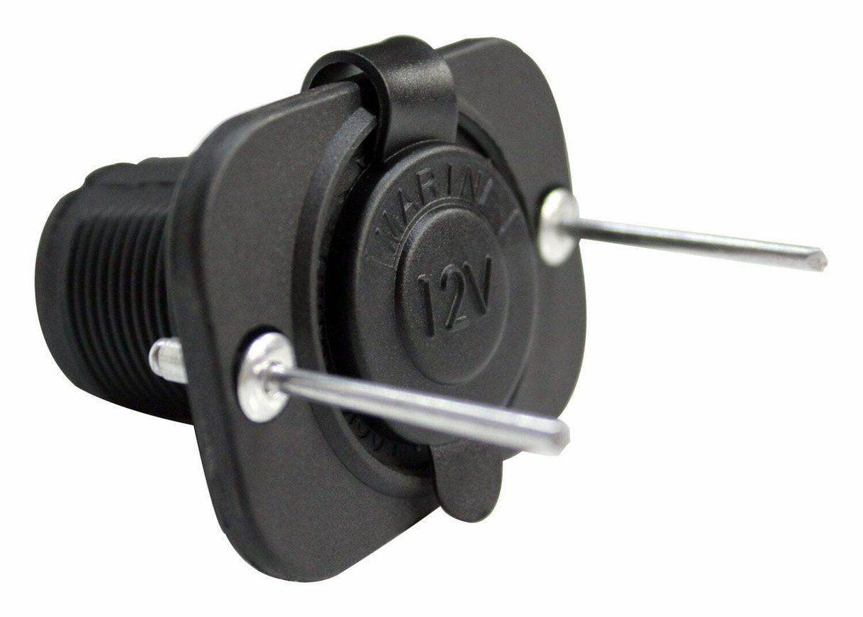 RT Off-Road Power Socket - RT29008 universal black stainless steel plastic