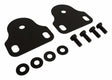 RT Off-Road Windshield Bracket Set - RT27014 fits 1976-1983 Jeep CJ5, 1976-1986 Jeep CJ7, 1981-1986 Jeep CJ8 black stainless steel powder coat