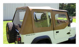 RT Off-Road replacement soft top fits 1988-1995 Jeep Wrangler spice fabric upper door skins RT10037