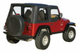RT Off-Road replacement soft top fits 1997-2006 Jeep Wrangler black fabric upper door skins RT10315
