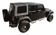 RT Off-Road replacement soft top fits 2007-2010 Jeep Wrangler black fabric upper door skins RT10635T