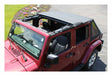 RT Off-Road bowless soft top fits 2007-2018 Jeep Wrangler black steel aluminum fabric tinted windows RT10835T