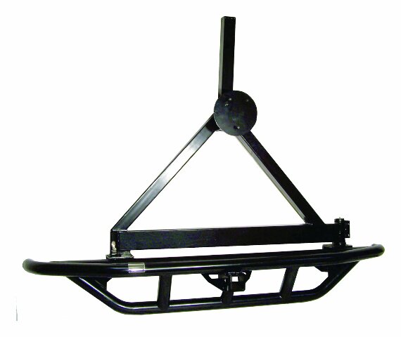 RT Off-Road bumper fits 1987-2006 Jeep Wrangler black steel powder coat RT20004