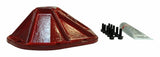 RT Off-Road Hd Differential Cover - RT20026 fits 1947-1954 Jeep Pickup w red steel powder coat includes hardware