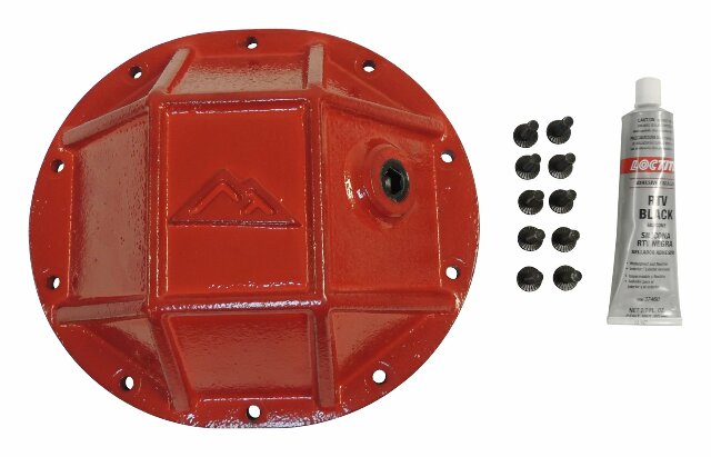 RT Off-Road Hd Differential Cover - RT20027 fits 1991-2001 Jeep Cherokee, 2002-2012 Jeep Liberty, 2005-2010 Jeep Grand Cherokee red steel powder coat includes hardware