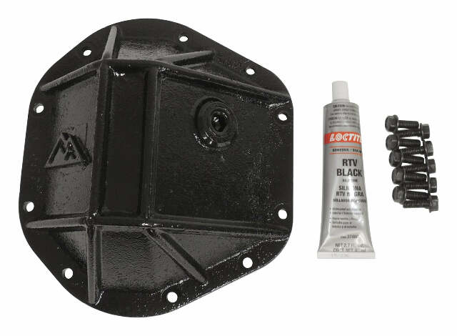 RT Off-Road Hd Differential Cover - RT20032 fits 1947-1954 Jeep Pickup w black steel powder coat includes hardware