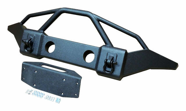 RT Off-Road bumper fits 2007-2018 Jeep Wrangler black steel powder coat RT20041