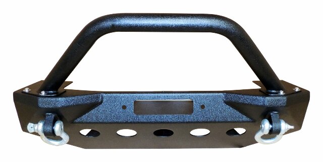 RT Off-Road bumper fits 2018-2021 Jeep Wrangler, 2020-2021 Jeep Gladiator black steel powder coat RT20045