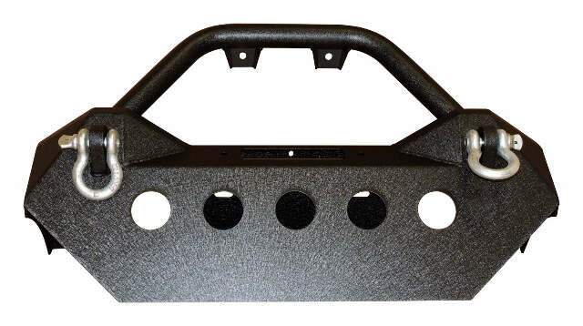 RT Off-Road bumper fits 2018-2021 Jeep Wrangler, 2020-2021 Jeep Gladiator black steel powder coat RT20045