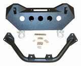 RT Off-Road bumper fits 2018-2021 Jeep Wrangler, 2020-2021 Jeep Gladiator black steel powder coat RT20045
