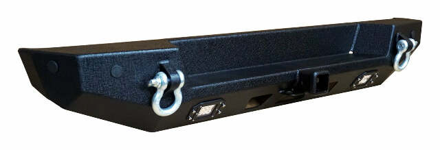 RT Off-Road bumper fits 2018-2021 Jeep Wrangler black steel powder coat RT20047