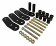 RT Off-Road Hd Shackle Kit - RT21022 fits 1976-1983 Jeep CJ5, 1976-1986 Jeep CJ7, 1981-1986 Jeep CJ8 black rubber