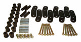 RT Off-Road HD Shackle Kit - RT21023 fits 1987-1995 Jeep Wrangler black silver metal