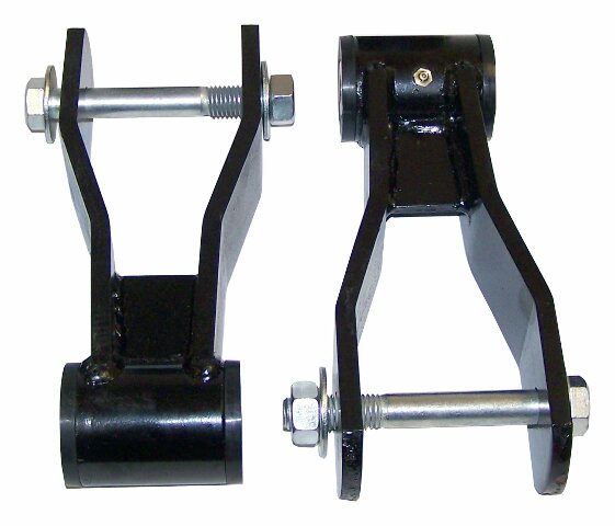 RT Off-Road Hd Shackle Kit - RT21045 fits 1984-2001 Jeep Cherokee black steel