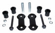 RT Off-Road Shackle Kit - RT21048 fits 1987-1995 Jeep Wrangler black zinc steel rubber