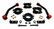 RT Off-Road lift kit fits 2007-2017 Jeep Compass, 2007-2017 Jeep Patriot black red steel powder coat includes hardware RT21053
