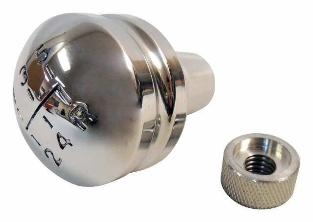 RT Off-Road Shift Knob - RT24008 fits 1987-1998 Jeep Wrangler polished aluminum