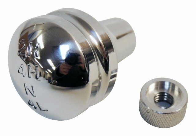 RT Off-Road Shift Knob - RT24009 fits 1987-1995 Jeep Wrangler polished aluminum