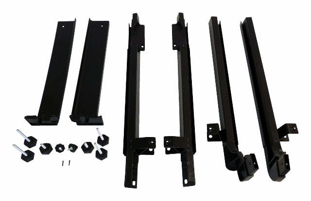 RT Off-Road bowless soft top fits 2007-2018 Jeep Wrangler black aluminum plastic RT25002
