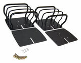 RT Off-Road Tail Light Guard Set - RT26017 fits 1976-1986 Jeep CJ7, 1981-1986 Jeep CJ8, 1987-2006 Jeep Wrangler black metal powder coat