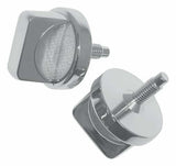 RT Off-Road Windshield Knobs - RT26028 fits 1976-1983 Jeep CJ5, 1976-1986 Jeep CJ7, 1981-1986 Jeep CJ8 chrome metal