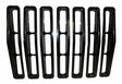 RT Off-Road grille insert set fits 1987-1995 Jeep Wrangler black plastic RT26031