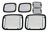 RT Off-Road Stone Guard Set - RT26034 fits 1987-1995 Jeep Wrangler black metal