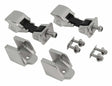 RT Off-Road Hood Catch Kit - RT26044 fits 1997-2006 Jeep Wrangler stainless steel rubber polished